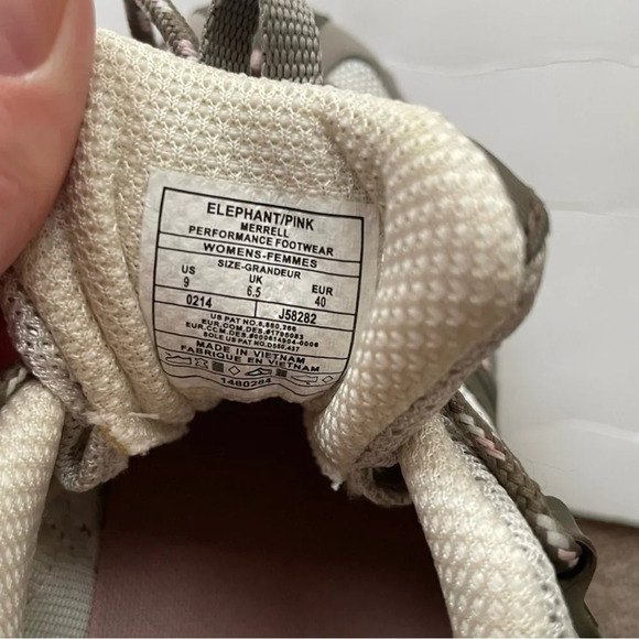 LAST CALL Merrell Hiking Shoes Sneakers Women’s Size 9 Siren Sport Elephant Pink - Picture 8 of 8